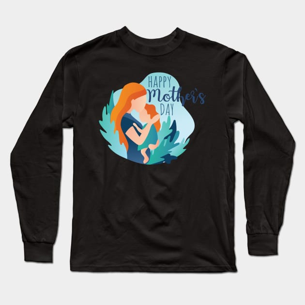 Happy Mothers Day Long Sleeve T-Shirt by HotspotMerchandise